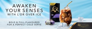 L'OR Iced Coffee NZ Banner